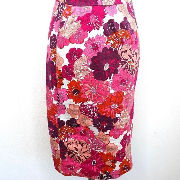 Liberty of London for Target Pink Floral Bodycon Dress Sz 2 Like New - Picture 7 of 16